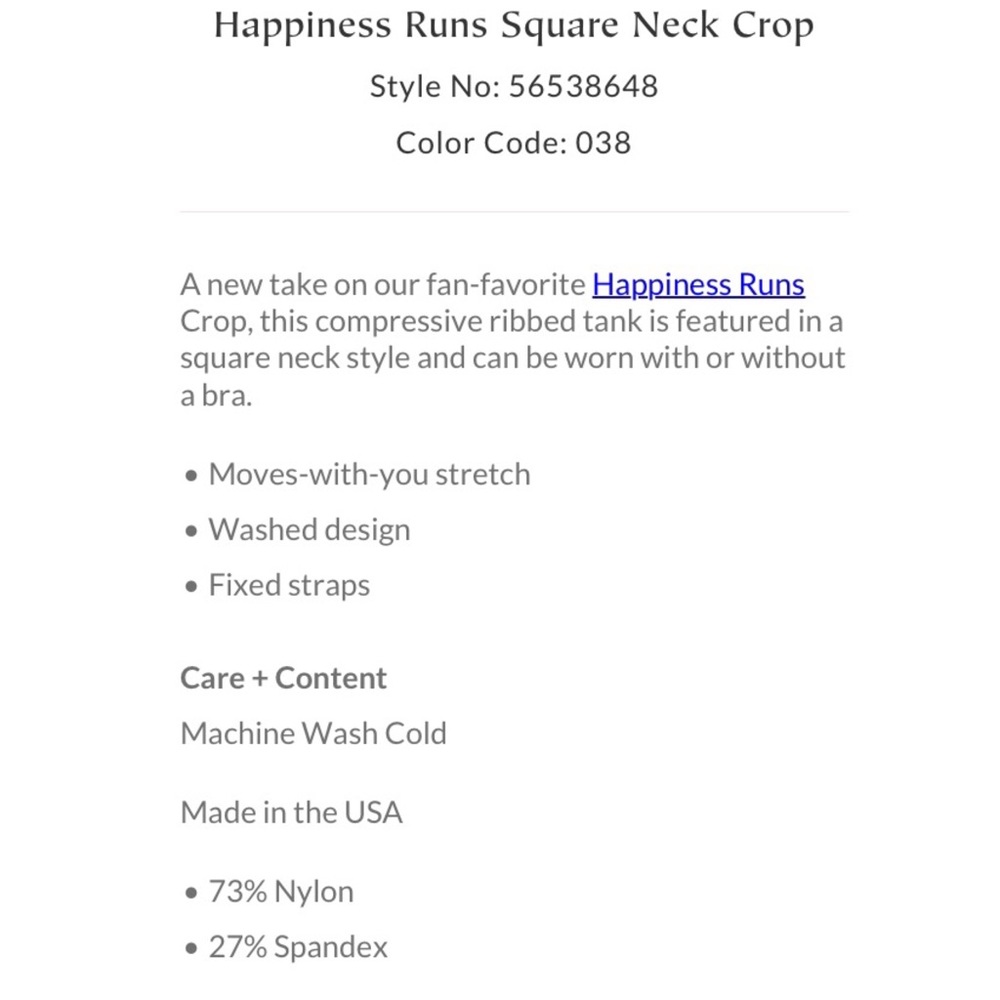 FP Movement Happiness Runs Square Neck Crop in Emerald - Size XS/S - Picture 5 of 10